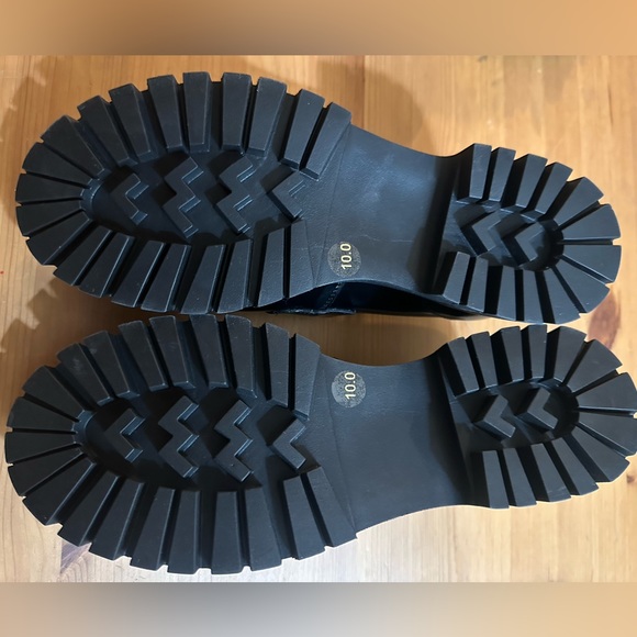 Steve Madden Lando Black Leather Loafers Size 10 - Picture 3 of 3